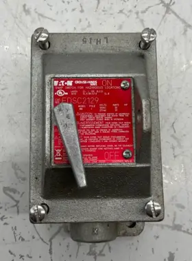 EDSC2129 CROUSE-HINDS Snap Switch Hazardous Loc Recon