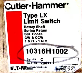 10316H1002 CUTLER-HAMMER Limit Switch Lx #2
