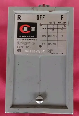 944IH27IC CUTLER HAMMER Reversing Drum Switch