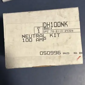 DH100NK CUTLER HAMMER Eaton Neutral Safety Switch Box Kit