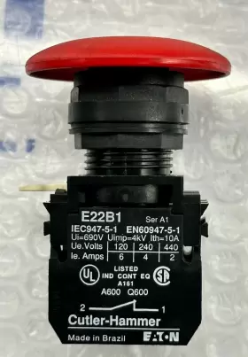 E22B1 CUTLER-HAMMER Pushbutton Switch Maintained Push