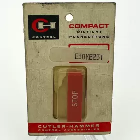 E30KE231 CUTLER-HAMMER Pushbutton Cover Eaton