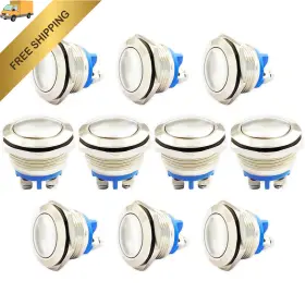 19MM-10 DAFURUI Momentary Push Switch Waterproof