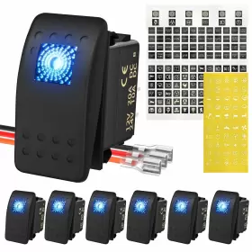717664070187 DAIERTEK Boat Rocker Switch Led Waterproof