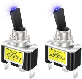 ASW-07D-2-BL DAIERTEK Led Toggle Switch Volt Spst Amp