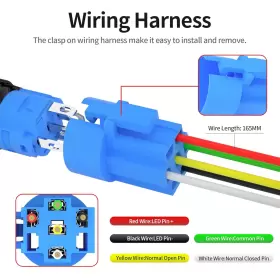 LAS3-16H-11EM-A-HORN DAIERTEK Marine Momentary Push Switch #3