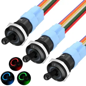 TS16-11EL-A-3PCS-7PIN DAIERTEK Waterproof Toggle Switch