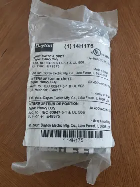 14H175 DAYTON Limit Switch