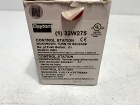 32W275 DAYTON Control Station Mushroom Head Push Twist #2