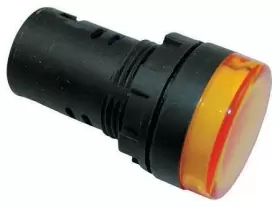 22NZ08 DAYTON Raised Indicator Light Amber #2
