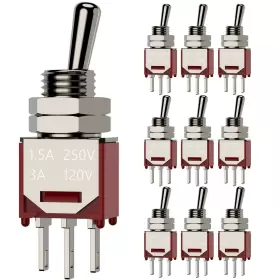712182988266 DIYHZ Ac Position Pin Spdt Mini Micro Toggl