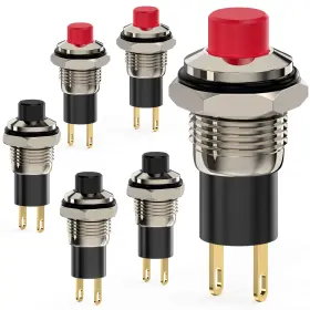 720643348191 DIYHZ Push Switch Locking Mini Switches Latching