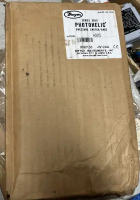 A3015-RMR DWYER Photohelic Pressure Switch Gage