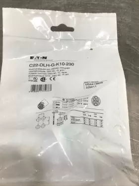 C22-DLH-G-K10-230 EATON Pushbutton Actuator Switch Nos
