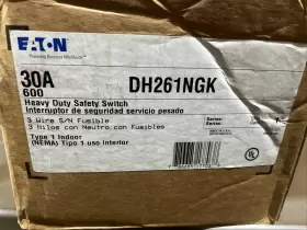 DH261NGK EATON Fusible Safety Switch Disconnect Nos Amp #3