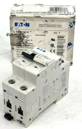 FAZ-C25-1N EATON Pole Breaker Amp Circuit