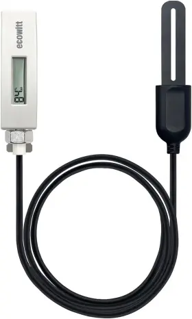 313099850891 ECOWITT Soil Sensor Pvc Wire Probe Lcd Display