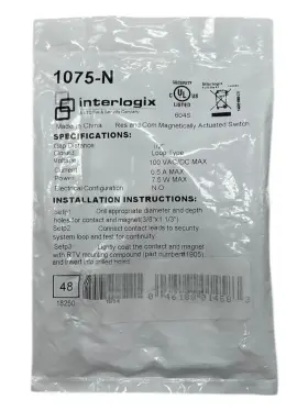 1075-N EDWARDS SIGNALING Recessed Recess Press Sensor