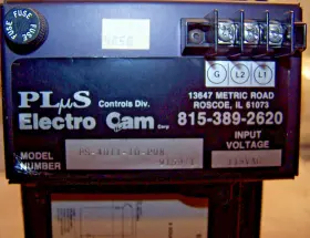 PS-4011-10-P08 ELECTRO CAM Programmable Limit Switch Vac #3