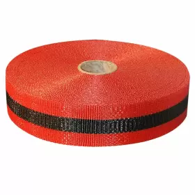 074508892221 ELECTRO TAPE Barricade Safety Striped Webbed Uv