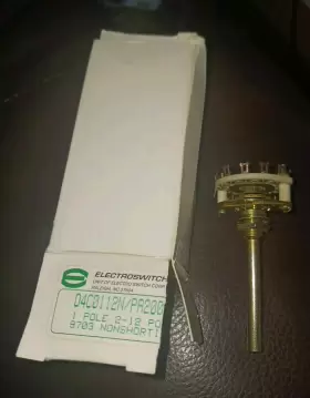 24204E ELECTROSWITCH Rotary Switch Pole Pos Shorting Waldom #2