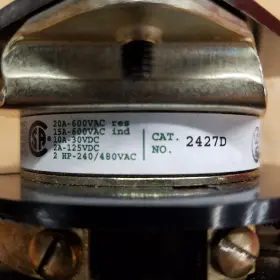 2427D ELECTROSWITCH Motor Control Switch Res #2