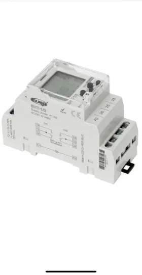 SHT-12-UNI ELKO Digital Clock Timer Din Rail Mount Vac Vdc
