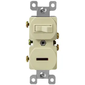 82150L-I ENERLITES Combination Toggle Pilot Light Switch