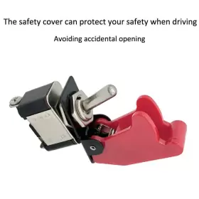 718520872419 ESUPPORT Cover Rocker Toggle Switch Spst Car #3