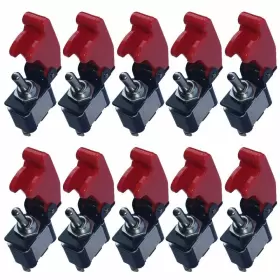 718520872419 ESUPPORT Cover Rocker Toggle Switch Spst Car