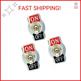 714998243867 ETOPARS Spst Terminal Pin Rocker Toggle Switch