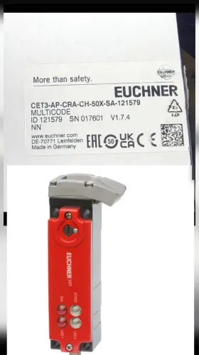 CET3-AP-CRA-CH-50X-SA-121579 EUCHNER Safety Interlock Switch