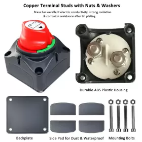 YYM04 EURDIZA Battery Disconnect Switch Master Waterproof #2
