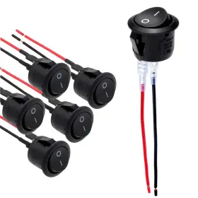 797505993615 EVSOFMLF Switch Round Rocker Mini Volt Circle