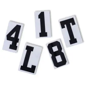 BRN225-2 Reflective Letters Solid