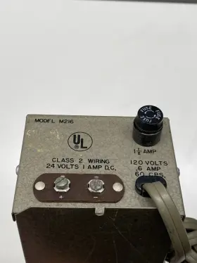 M-216 EXCUTONE Executone Power Supply Vdc Vac Fuse Amp #3