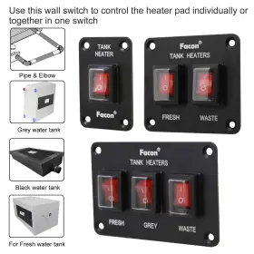 938546772027 FACON Switch Box Panel Rocket Indicator Ligh #2