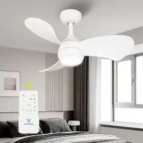 CFL006 FANSHAIN Ceiling Fan Light Bedroom Remo
