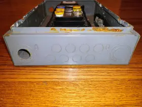 602M FEDERAL PACIFIC Box Steampunk Prop Electrical Switch Amp #2