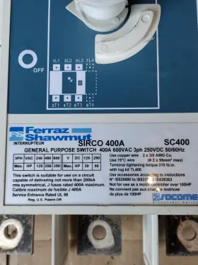 SC400 FERRAZ SHAWMUT Sirco Socomec General Switch #2