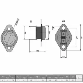 887144798136 FIELECT Thermostat Normally Closed Snap Disc #3