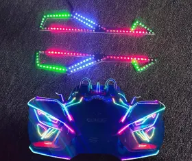 2XSO FIJVKNXY Dream Flow Halo Lights Front Kit