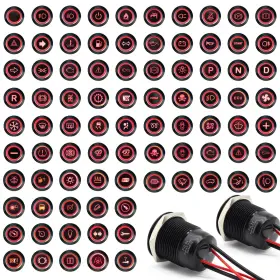 FLM19-FW-1-A10M4-BR012-2-23 FILN Momentary Push Switch Power