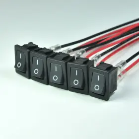778957665039 FILSHU Mini Rocker Switch Wires Pin Spst Smal #2