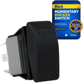 4333807345 FIVE OCEANS Pin Rocker Switch Momentary Utv