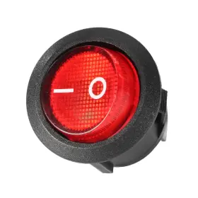 680520472619 FIXINAIRP Lamp Terminal Round Rocker Switch Spst #2