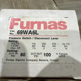 69WA6L FURNAS Pressure Switch