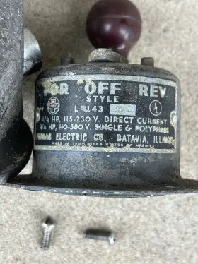 L-143 FURNAS ELECTRIC CO Reversing Drum Controller Switch #3