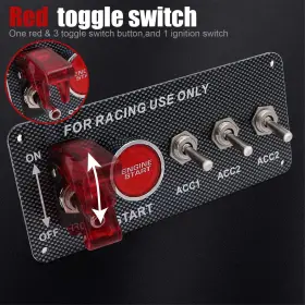 699971515165 FUZBAXY Ignition Switch Panel Racing Car Engine #3