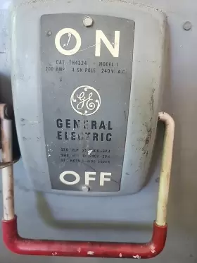 TH4324 G.E General Electric Switch Pole Vac Amp Safety #2